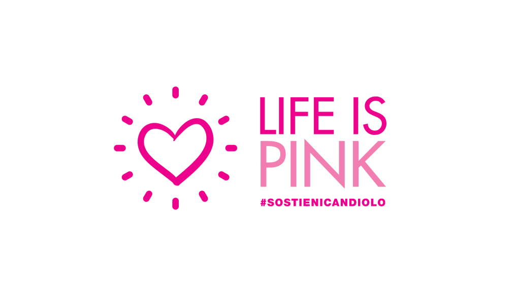 Banner con logo Life is Pink