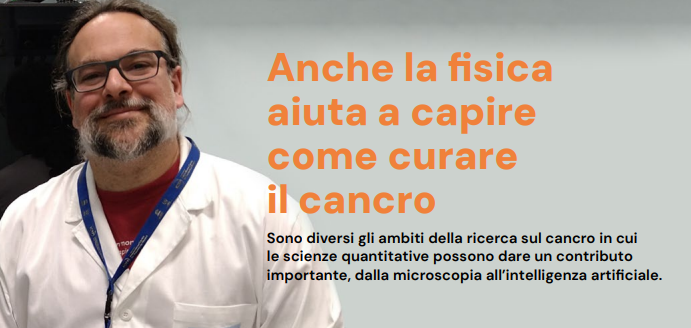 Dottor Alberto Puliafito Responsabile del Laboratorio di Migrazione Cellulare all'Istituto di Candiolo - IRCCS