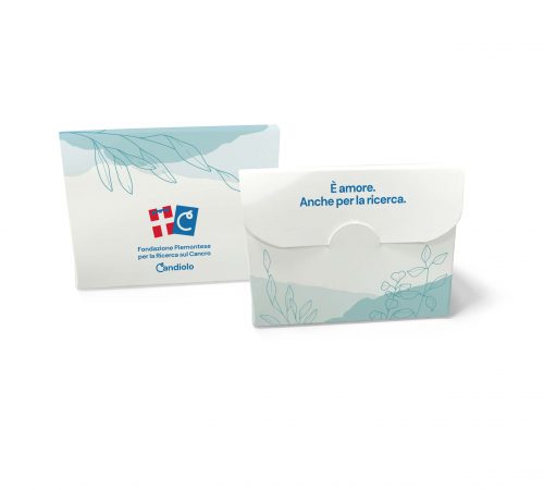 Borsina portaconfetti azzurra