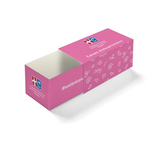 Scatolina fiammifero portaconfetti Kids rosa